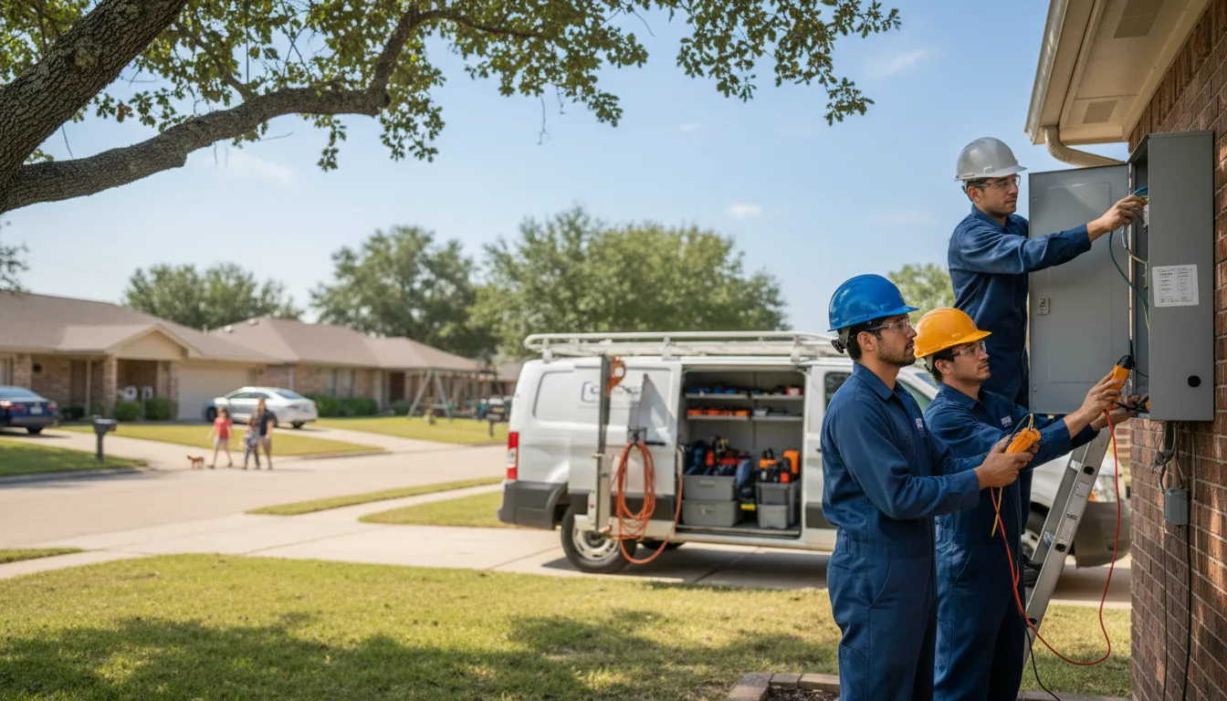 Certified electrician providing emergency electrical services in Brookeland, TX